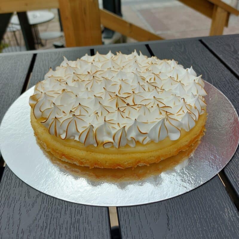 Kladdkaka citronmaräng