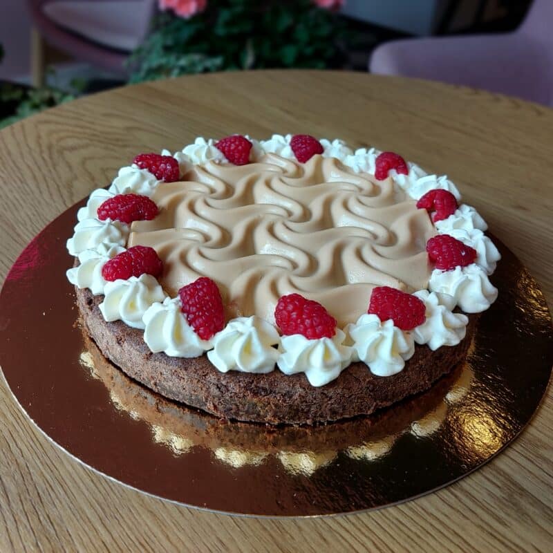 Kladdkaka karamell